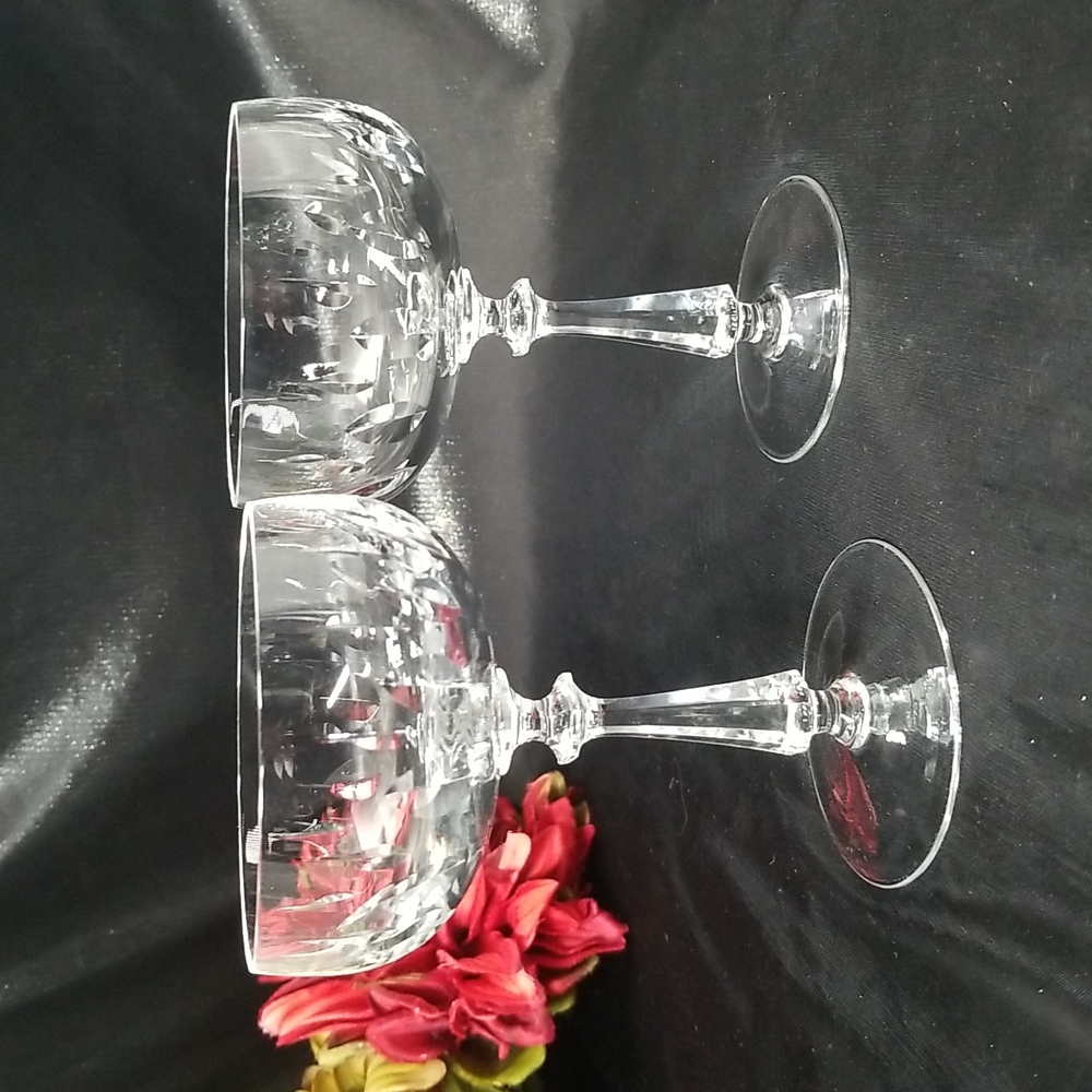 Gorham Crystal Royal Tivoli Champagne Glasses